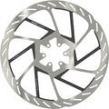 SRAM HS2 200mm Disc Brake Rotor - 6-Bolt Mountain Bike Replacement, Silver/Black