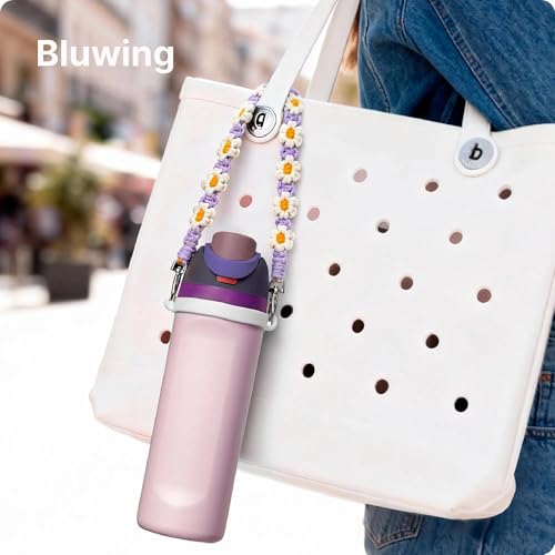 Daisy Colorful Water Bottle Handle Strap for Stanley, Owala & 12-40oz Bottles