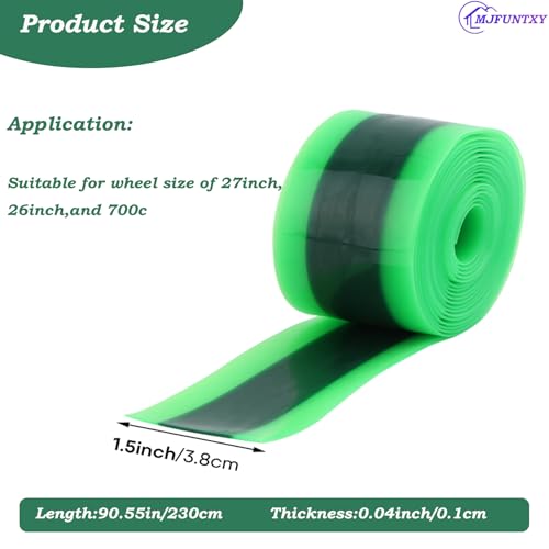 Bike Tire Liner Set for 12-29 Inch Bicycle Tires - Puncture Protection