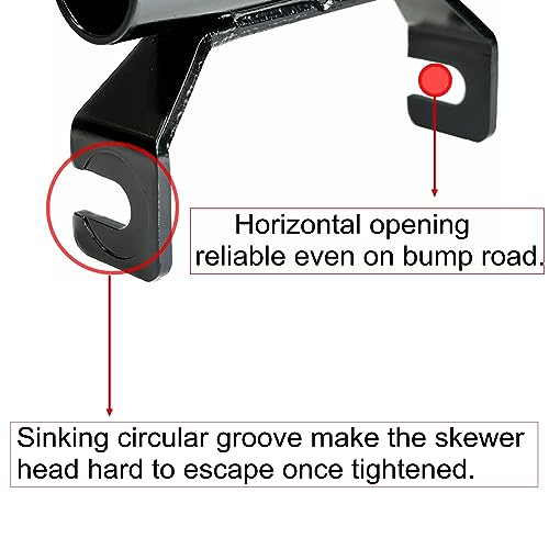 Bike Thru Axle Adapter for Fork Mounts - 12x100mm Variation