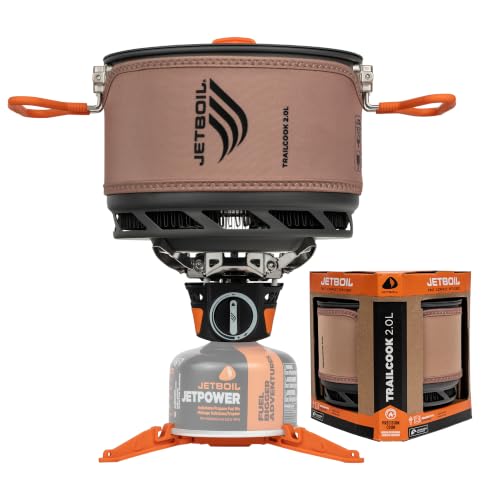 Jetboil TrailCook 2.0L Camping Stove Cooking System - Backpacking & Group Meal Prep