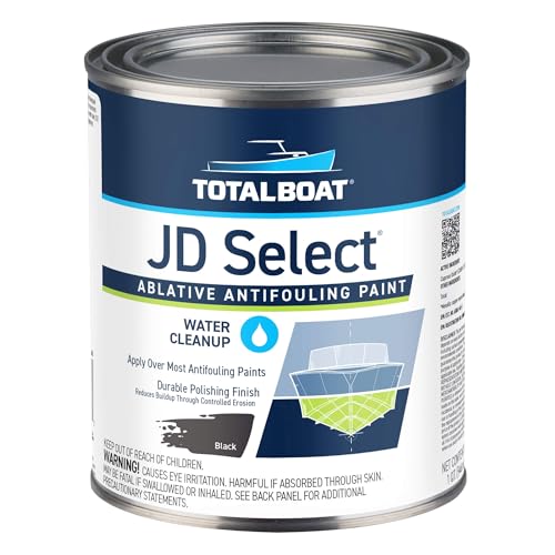 TotalBoat JD Select Water-Based Ablative Antifouling Paint 32 Fl Oz - Black