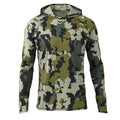 KUIU Gila LS Hoodie Large Verde UPF 50+ Cooling Quick-Dry Hunting Shirt
