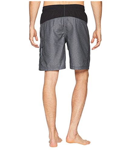 Speedo Men's Knee Length Swim Trunk - Heather Grey, Large, Quick-Dry