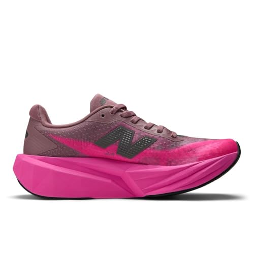 New Balance Women's FuelCell Rebel V5 Running Shoes Pink Heat Rosewood 8
