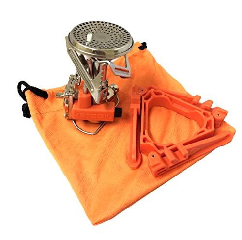 Ultralight Camping Stove with Regulator - Fast Boil & Adjustable Heat