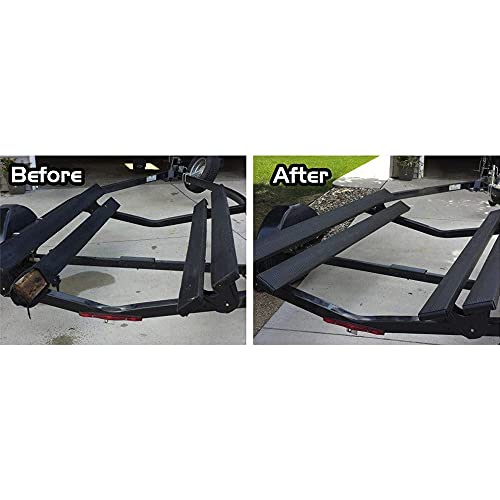Caliber Bunk Wrap Kit 16 ft x 2 in x 6 in Black for Boat, Trailer, Pontoon