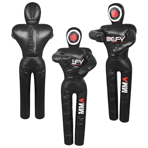 6 Feet Leather Grappling Dummy for Jiu Jitsu MMA Boxing Martial Arts Training