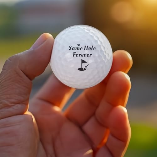 Golf Ball Bachelor Party Favor - Same Hole Forever - Funny Groomsmen Gift