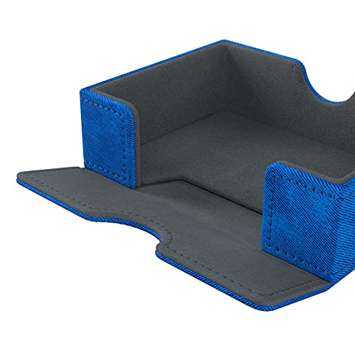 Gamegenic Lair 400+ Convertible Deck Box Blue - Holds 400 Double-Sleeved Cards