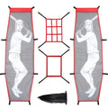Baseball and Softball Pitching Dummy Set for Accuracy Training - Left & Right Hitter