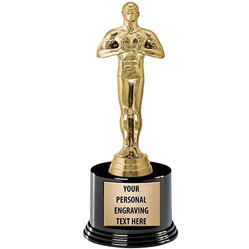 Personalized Gold Achievement Trophy - 8.5 Inch Award for Recognition & Excellence