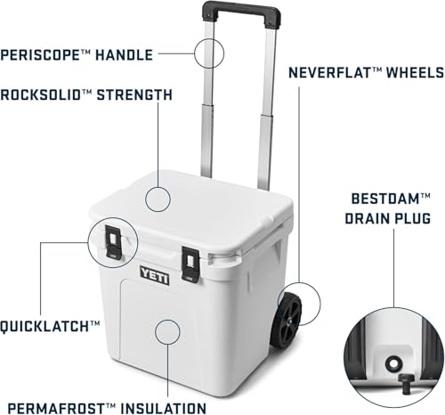 YETI Roadie 48 Venom Wheeled Cooler with Retractable Periscope Handle
