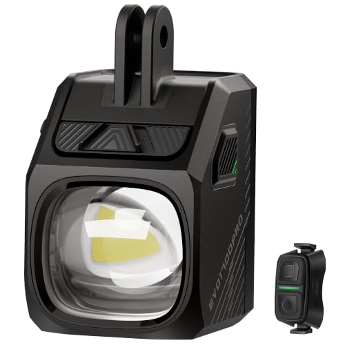 Bike Front Light 1700 Lumens with Glare-Free Beam and Remote Control