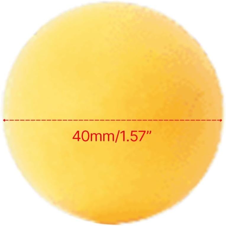 Colorful Table Tennis Balls by [Brand Name] - 50 Pcs Washable Ping Pong Balls for Art & Party Decor