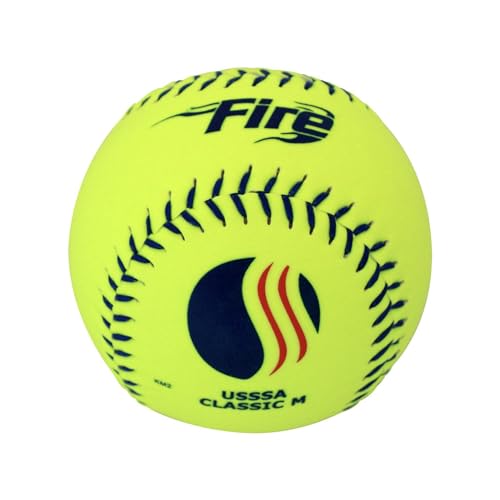 Slowpitch Softballs 12 Inch - USSSA Approved Synthetic Cover Dozen