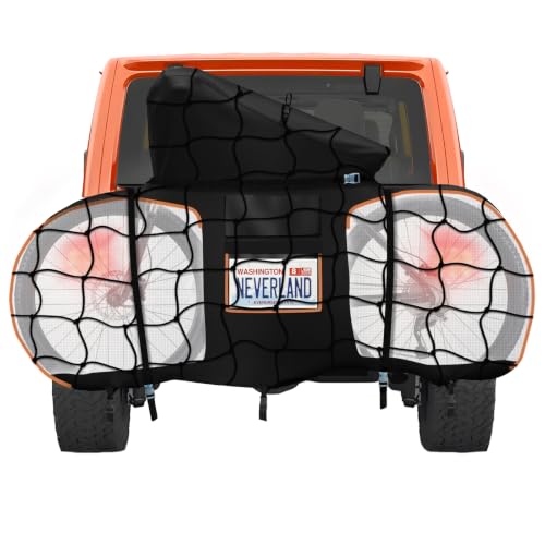 NEVERLAND XXL Bike Cover for Transport – Waterproof 2 Bike Travel Cover with Tail Lights
