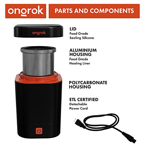 ONGROK Herb Decarboxylator Machine - Easy Use, 1oz Capacity, Food Safe