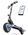 Electric Scooter 2000W Dual Brushless Motor Long Range Up to 50 Miles - Carbon Black