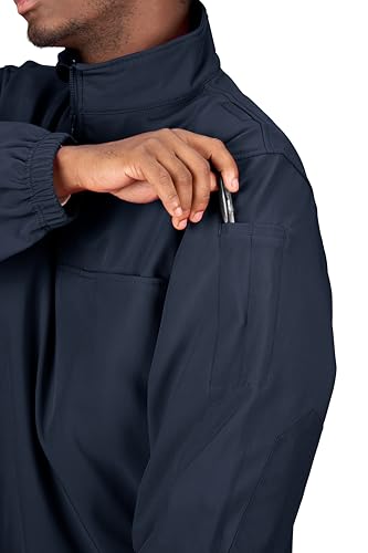 Propper Men's Quarter Zip Softshell Work Shirt XL Tall Navy - Weather-Resistant