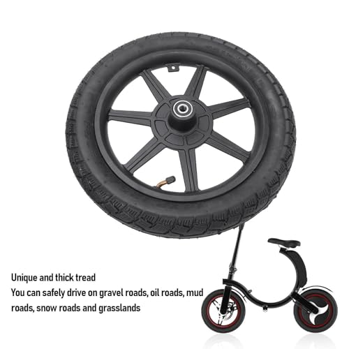 14x2.125 Electric Bike Tire with Rim and Inner Tube All-Terrain Replacement