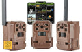 Moultrie Edge Cellular Trail Camera 3 Pack - 720p Video, Night IR, Cloud Storage