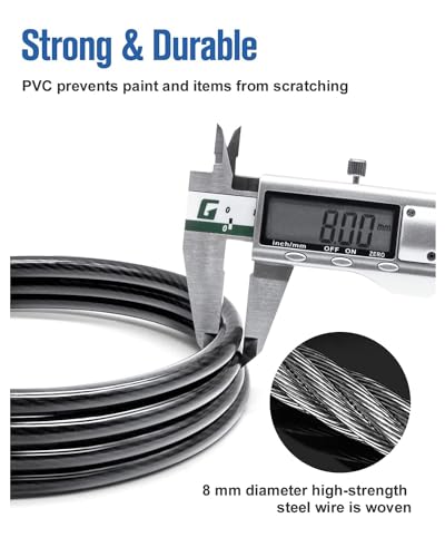 NDakte 22 Feet Bike Lock Cable, Extra Long Secure Straight Cable Lock