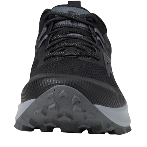 Saucony Women's Peregrine 14 Sneakers Black/Carbon 7.5 Trail Running Shoes