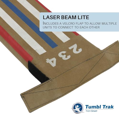 Lite 8 Ft Laser Balance Beam with Solid Wood Core - Gymnastics Training Equipment