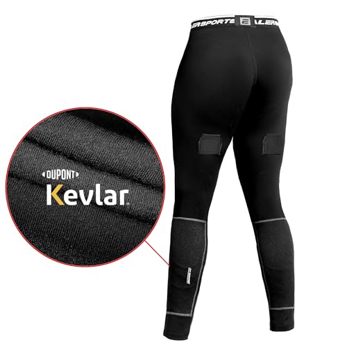 Men's Cut-Resistant Compression Hockey Pants with Bio-Flex Cup - Medium