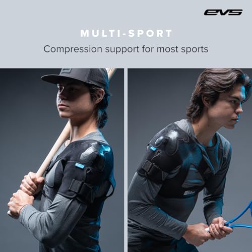 EVS SB03 Pro Shoulder Support Medium Black - Dynamic Support & Recovery