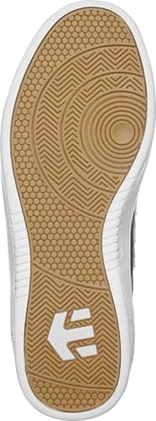 Etnies The Aurelien – Contemporary Athletic Skate Look, Reinforced Build, Michelin Outsole 3 x More Durable - Black/White - 9.5