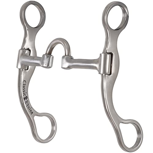 Equestrian Horse Bit - Correction Short Shank Bridle Bit with Copper Inlay