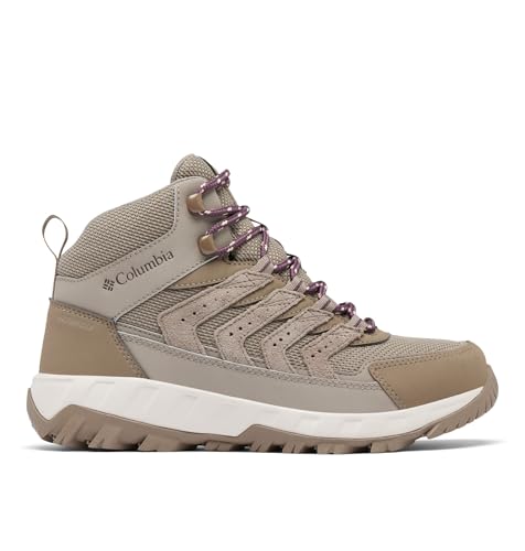 Columbia Men's Strata Trail Mid Waterproof Hiking Shoes - Kettle Blush Rose 7