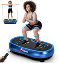 Vibration Plate Exercise Machine for Whole Body Fitness - Dual Motor, 6+1 Modes, Large Platform
