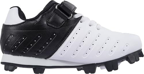 Kids' Baseball Cleats Athletic Youth Softball Shoes - 11 Little Kid / Black
