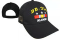 DD 214 National Defense All Branches Military Approved Embroidered Black Cap Licensed