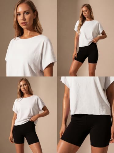 Women's Open Back Workout Tops - Backless Athletic Crop Tee for Running Yoga
