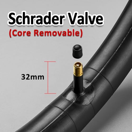 16 Inch Bike Tube & Stroller Tire Tube 16x1.75-2.125 Schrader Valve 2 Pack