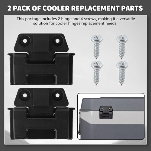 Igloo Cooler Hinge with Screws Replacement Parts for 25, 52, 72 Qt BMX Coolers