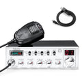 Radioddity QT40 10M Mobile Ham Radio 40W NOAA Weather Alert SSB/AM/FM