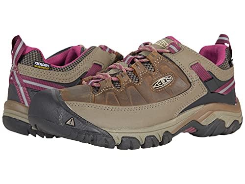 Women's Waterproof Hiking Shoes - Targhee 3 Low, 7.5 Weiss Boysenberry