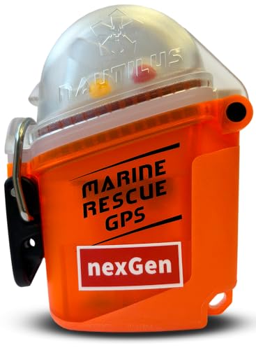 Nautilus Lifeline Marine Rescue GPS - Waterproof Handheld VHF Distress Radio
