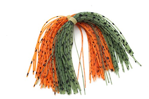 15 Pack Silicone Fishing Skirts for Spinner Baits and Squid Lures
