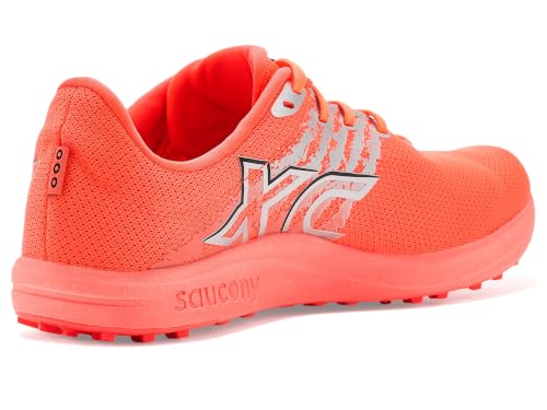 Saucony Kilkenny XC 10 Unisex Running Shoes - Vizired/Silv, Size 9