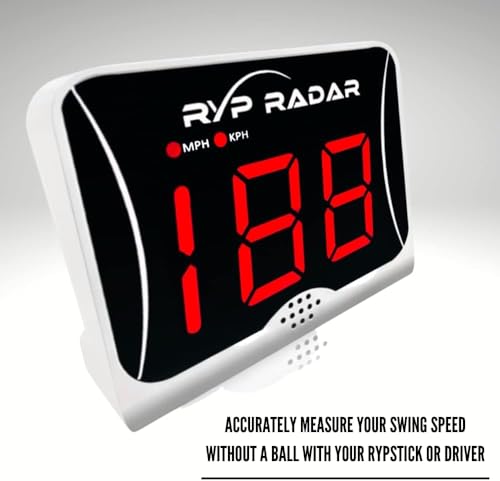 Golf Swing Speed Radar Monitor for Rypstick | Accurate & No-Contact