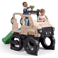 Step2 Safari Truck Climber Kids Outdoor Playset with Slide & Climbing Wall