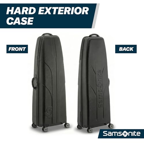 Samsonite Midnight Classic Hard Golf Travel Case, Lightweight Durable ABS Shell