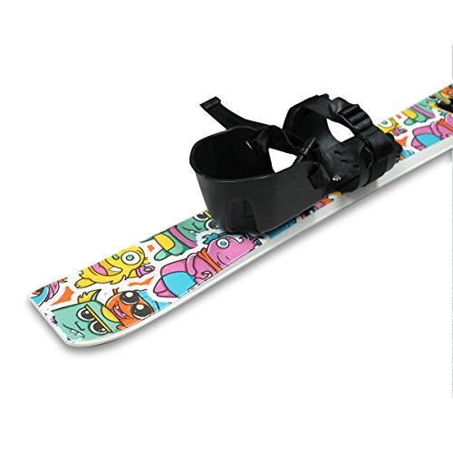 SOLA Kids Gaggle Cross Country Ski Set for Ages 3-4 - Beginner Winter Snow Gear