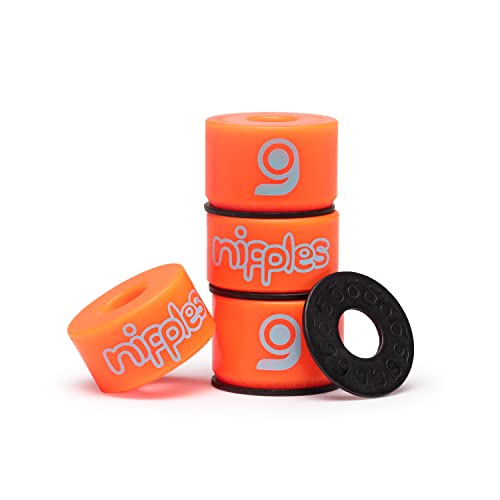 Orange Soft Longboard Skateboard Truck Bushings Set of 4 - Orangatang Nipples